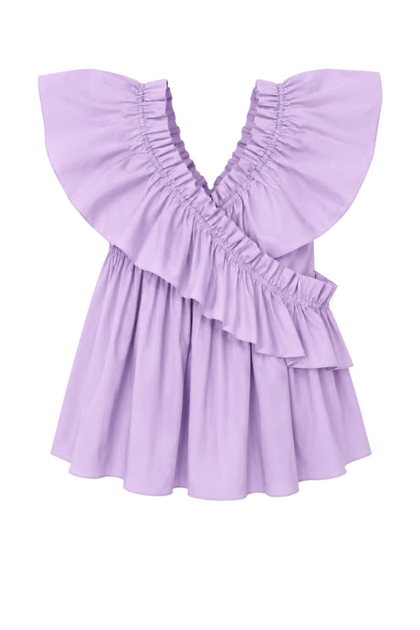 Top da donna Twinset Actitude smanicato con rouches