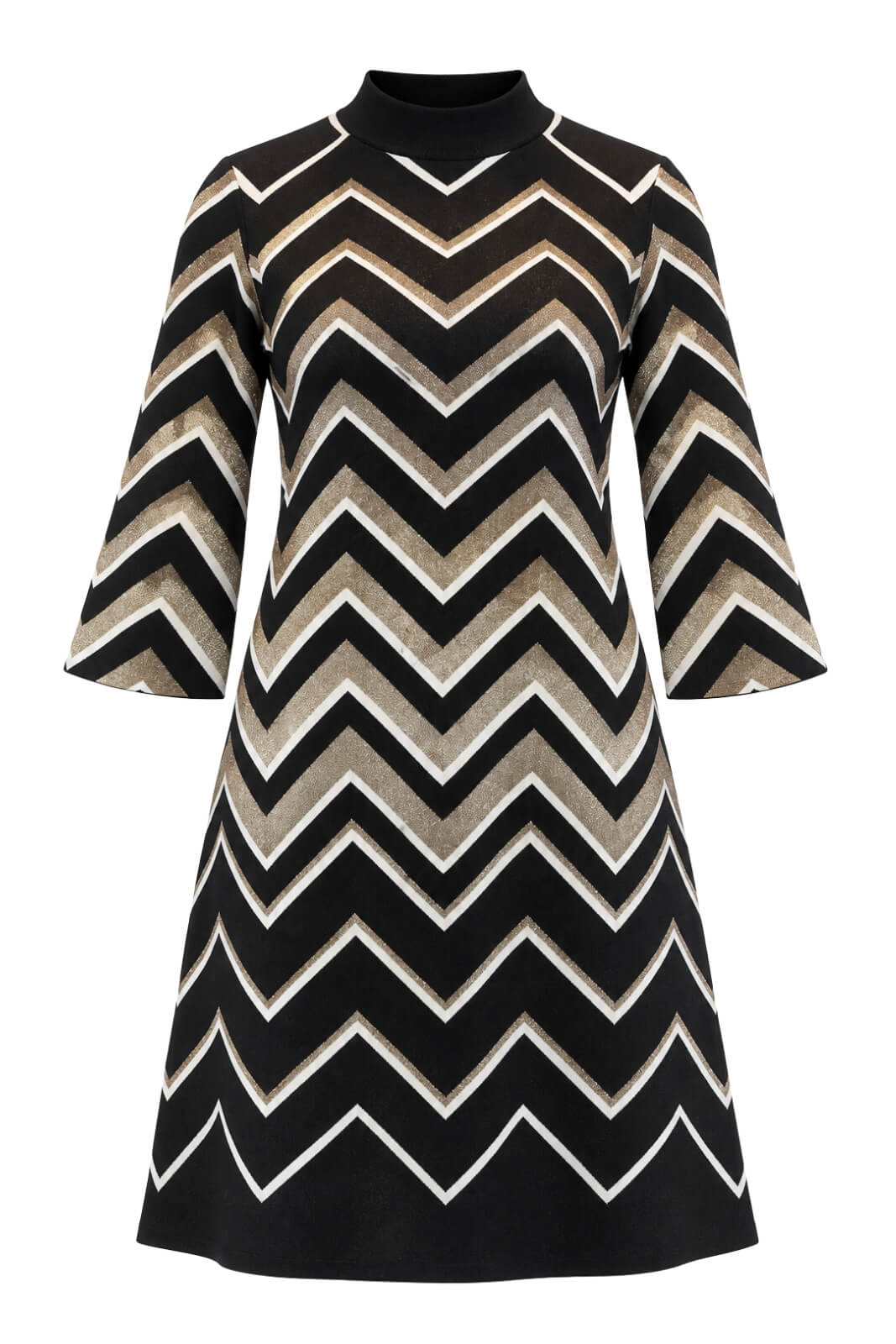 Twinset Milano Abito Donna con Inserti Fantasia in Lurex
