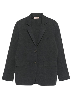Giacca da donna Twinset monopetto in lana fronte
