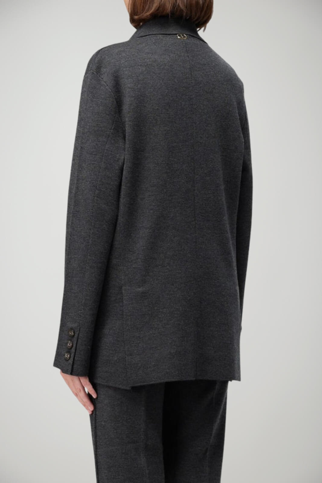 Giacca da donna Twinset monopetto in lana retro