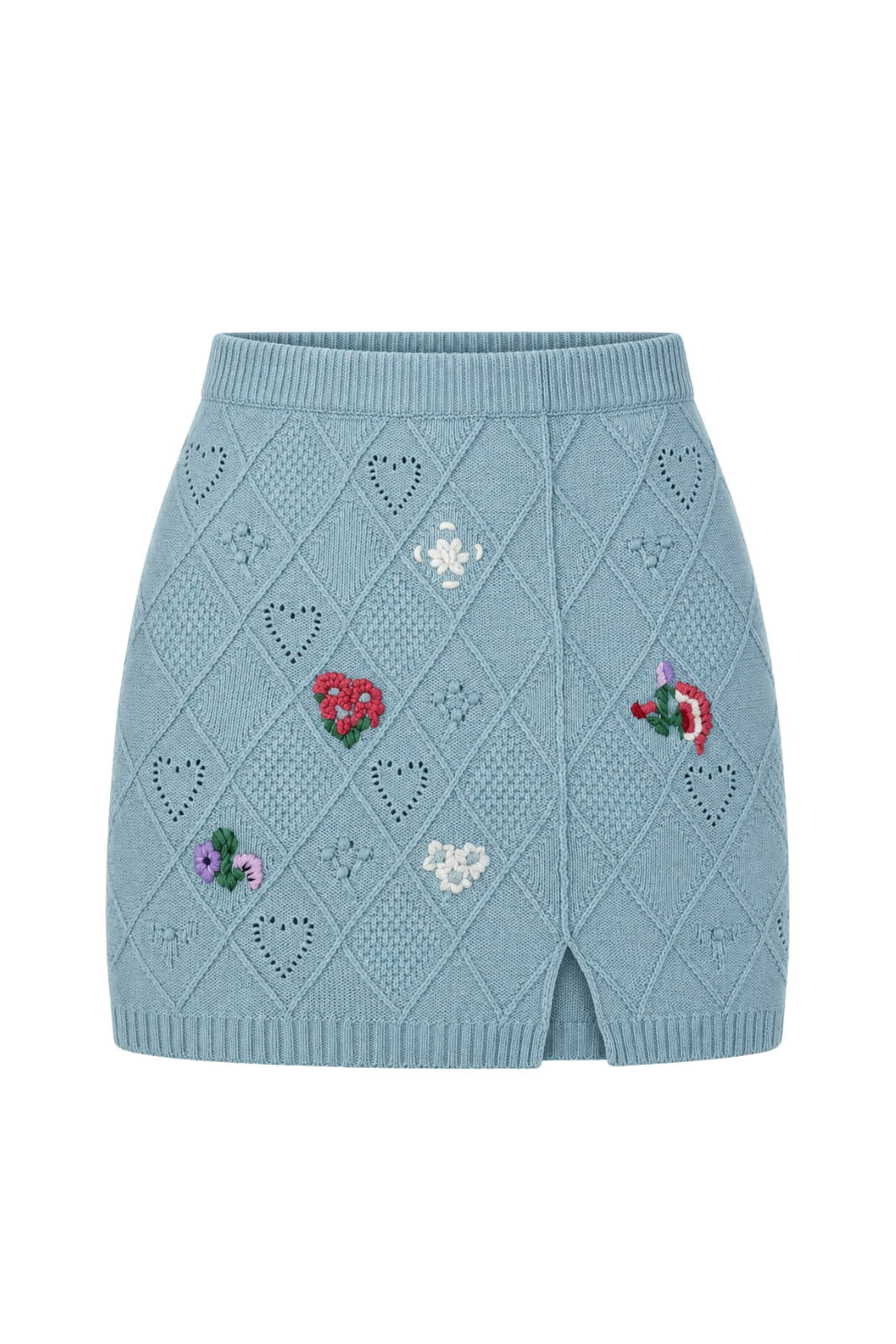 Twinset Milano Gonna in Filo con Ricami