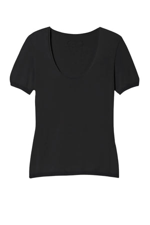 Maglia da donna Twinset in seta maniche corte fronte