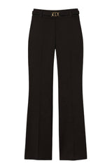 Twinset Milano Pantaloni Donna Flare Tinta Unita
