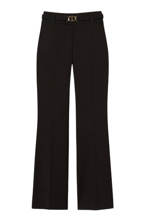 Twinset Milano Pantaloni Donna Flare Tinta Unita