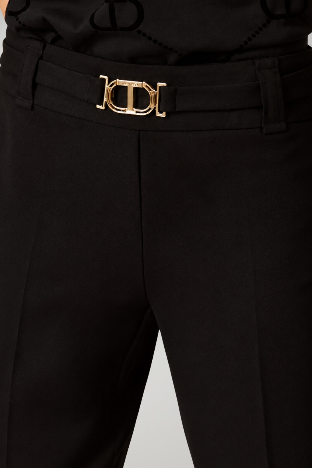 Twinset Milano Pantaloni Donna Flare Tinta Unita