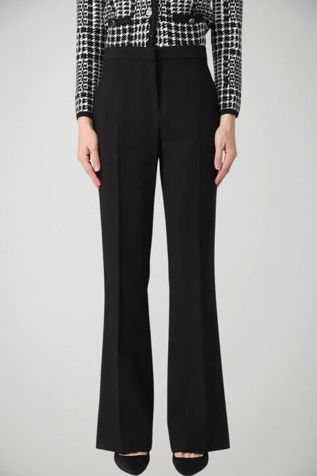 Twinset Milano Pantaloni Donna a Zampa Tinta Unita in Crepe