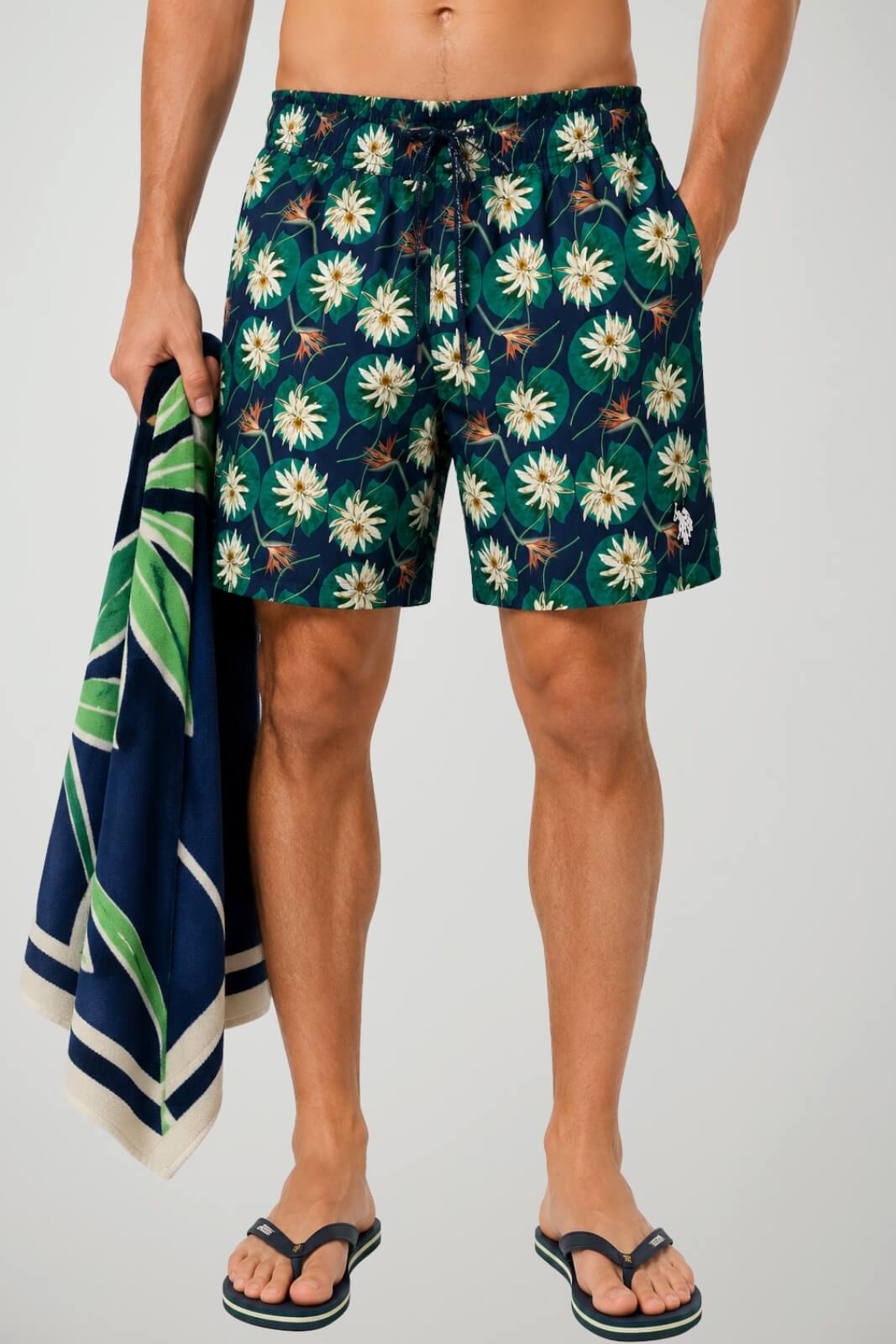 U.S. POLO ASSN Costume Uomo Floreale