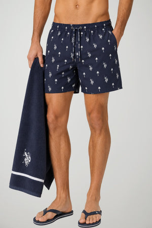 U.S. Polo Assn. Costume Uomo Fantasia Loghi e Palme