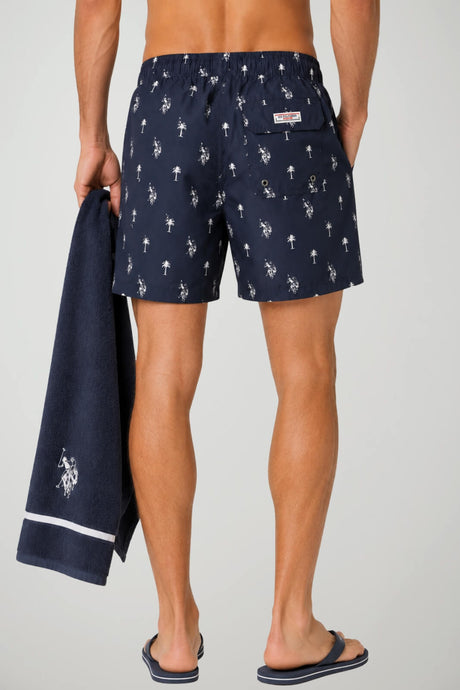U.S. Polo Assn. Costume Uomo Fantasia Loghi e Palme