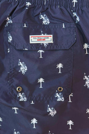 U.S. Polo Assn. Costume Uomo Fantasia Loghi e Palme