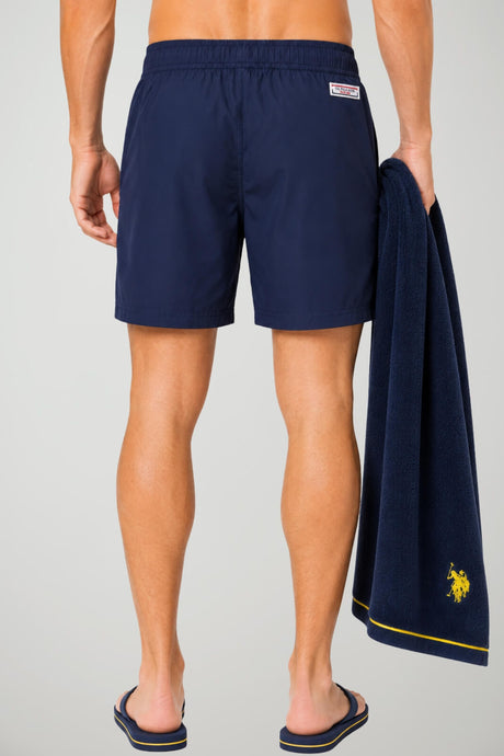 U.S. Polo Assn. Costume Uomo con dettagli a contrasto di colore