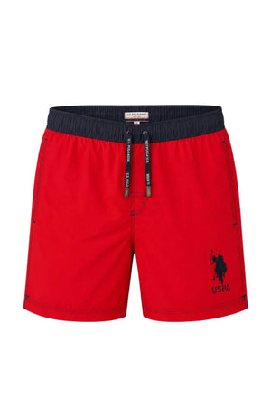 U.S. Polo Assn. Costume Uomo con elastico a contrasto di colore