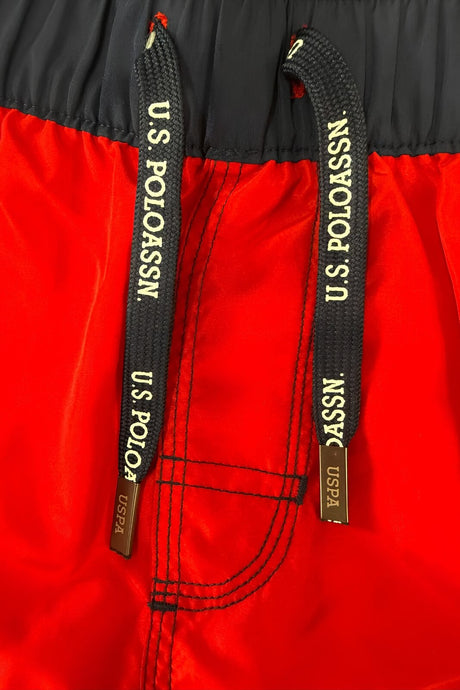 U.S. Polo Assn. Costume Uomo con elastico a contrasto di colore