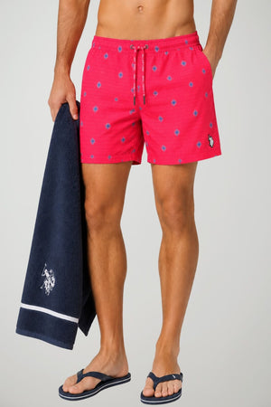 U.S. Polo Assn. Costume Uomo logo All Over
