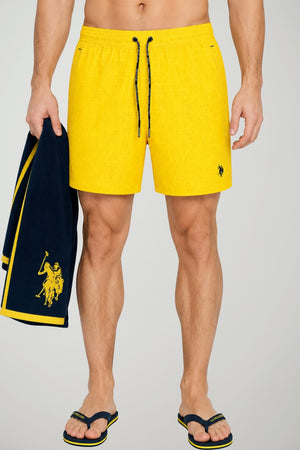 U.S. Polo Assn. Costume Uomo logo All Over con logo ricamato