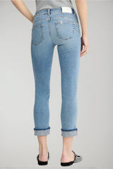 Liu Jo jeans donna skinny con risvolto