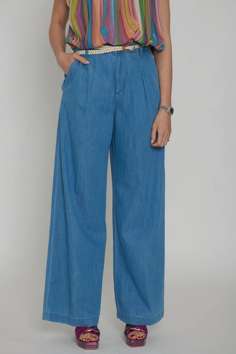 Liu Jo pantaloni donna flare in denim