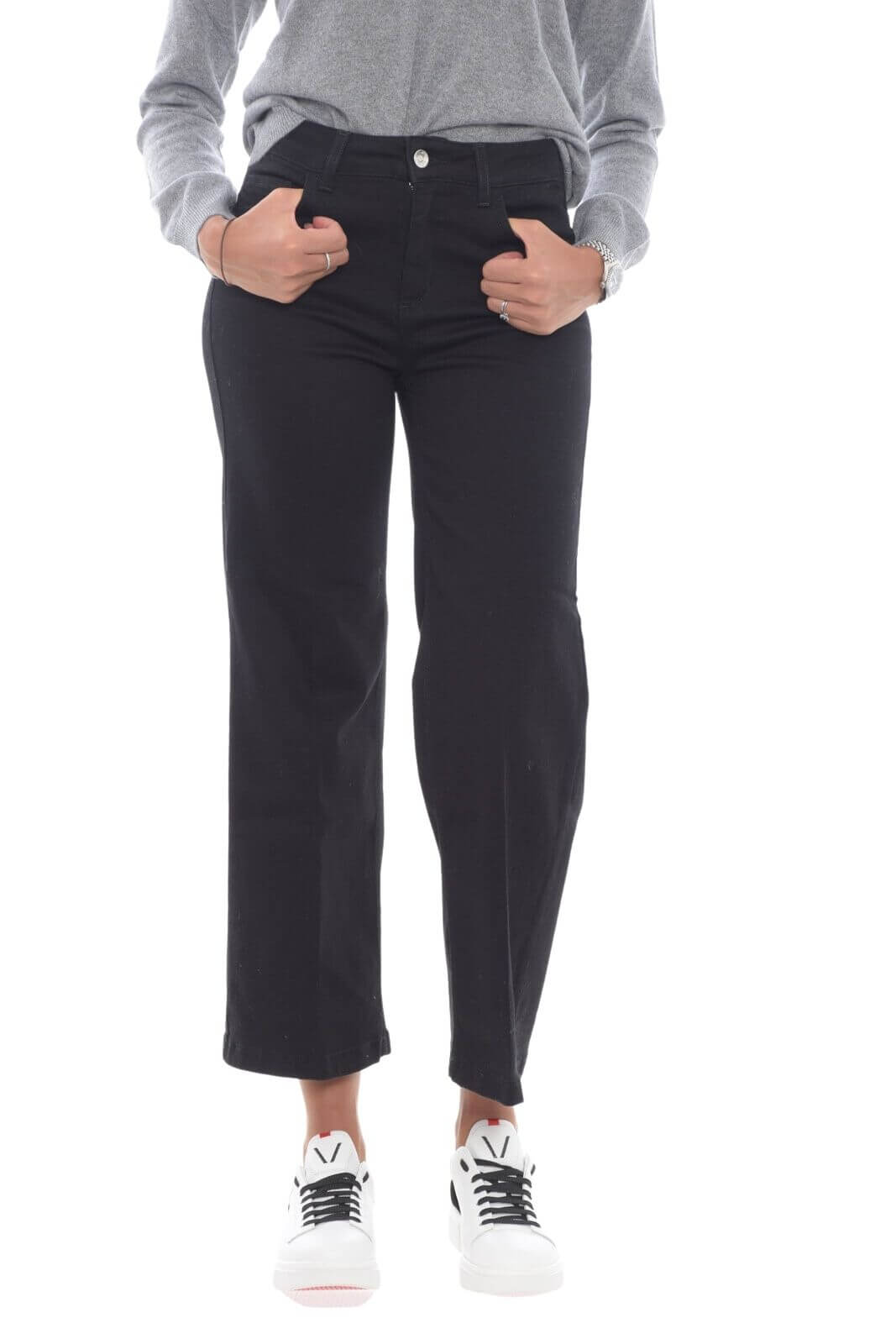 Vaqueros de mujer Liu Jo BOTTOM UP PARFAID CROPPED