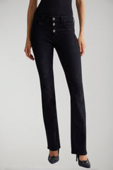 Vaqueros bootcut con botones para mujer de Liu Jo