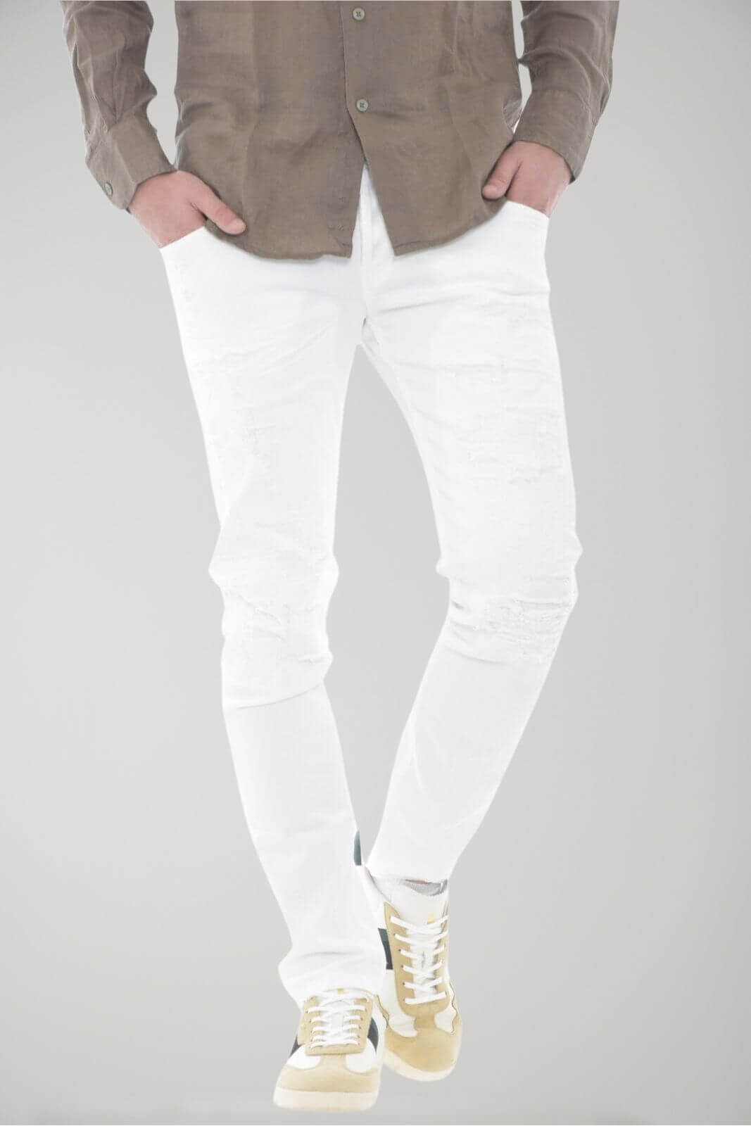 Vaqueros de hombre Dondup MIUS con desgaste