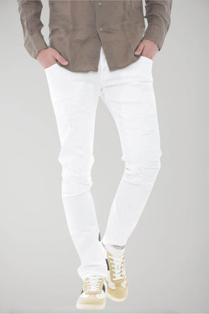 Vaqueros de hombre Dondup MIUS con desgaste