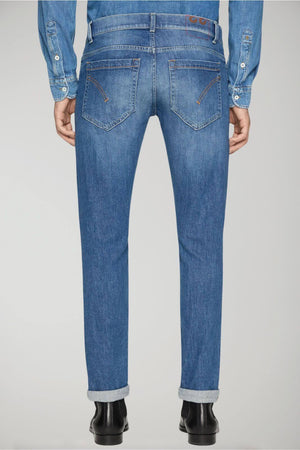 Dondup men's George skinny jeans in recycled stretch denim