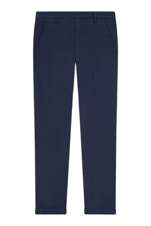 Dondup men's Gaubert slim trousers in lightweight gabardine