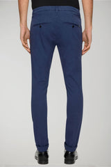 Dondup men's Gaubert slim trousers in lightweight gabardine