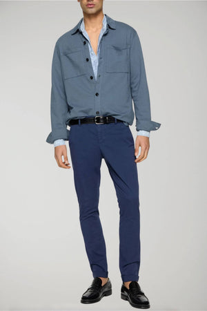 Dondup men's Gaubert slim trousers in lightweight gabardine