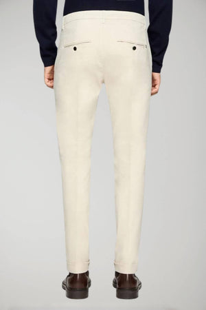 Pantalones Gaubert de corte entallado para hombre de Dondup en gabardina cálida