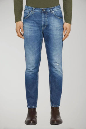 Dondup men's jeans Brighton carrot in fixed denim