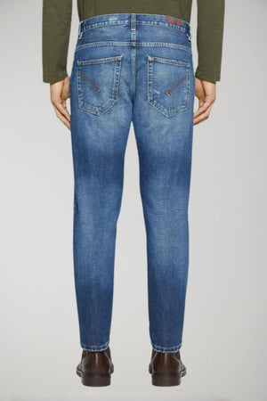 Dondup men's jeans Brighton carrot in fixed denim