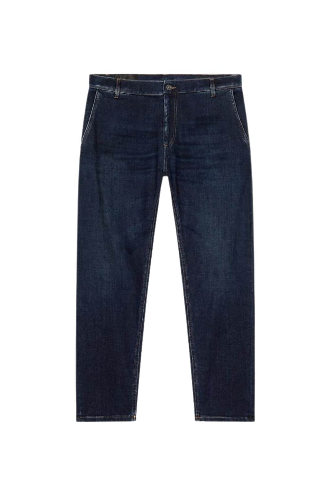 Dondup men's Jeff carrot jeans in stretch denim