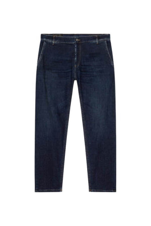 Dondup men's Jeff carrot jeans in stretch denim