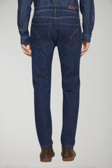 Dondup men's Jeff carrot jeans in stretch denim
