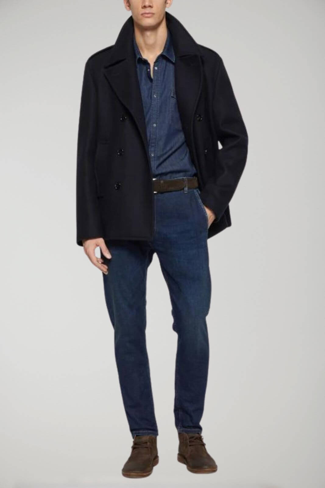 Dondup men's Jeff carrot jeans in stretch denim