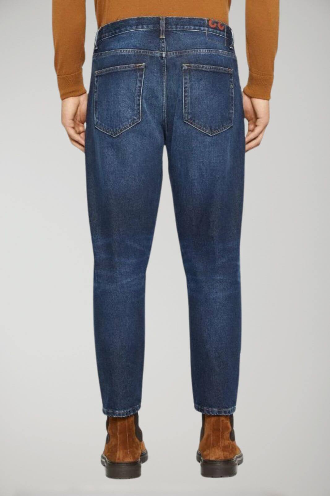 Dondup jeans uomo Jago carrot in denim fisso