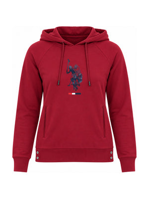 Us Polo Assn Felpa Donna Ima con cappuccio