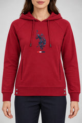 Us Polo Assn Felpa Donna Ima con cappuccio