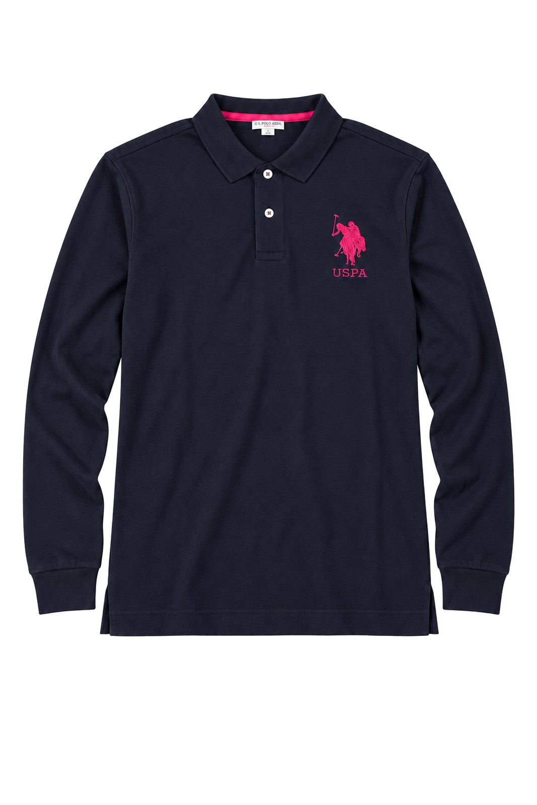 Us Polo Assn Polo Uomo Aust in jersey con maxi logo