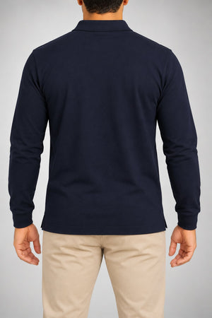 Us Polo Assn Polo Uomo Aust in jersey con maxi logo