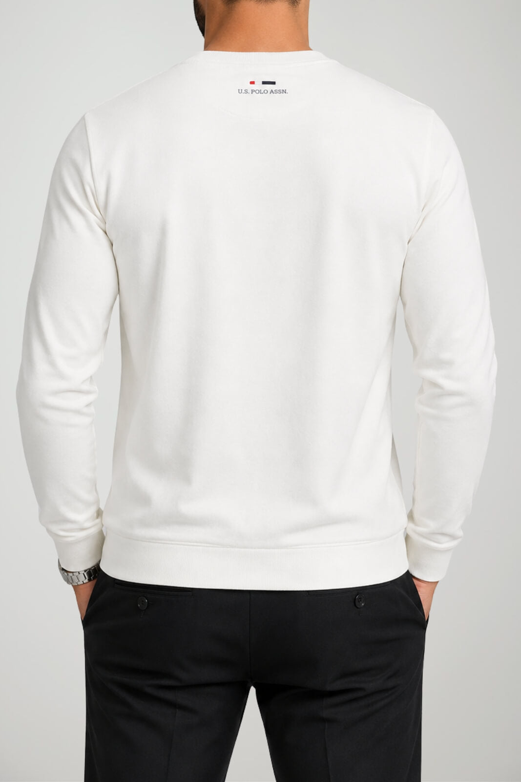 Us Polo Assn Felpa Uomo girocollo con logo
