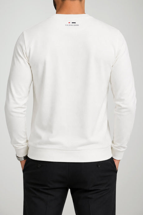 Us Polo Assn Felpa Uomo girocollo con logo
