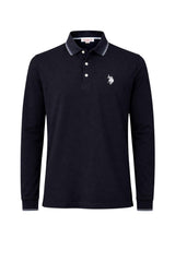 Us Polo Assn Polo Uomo in jersey a maniche lunghe