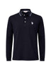 Us Polo Assn Polo Uomo in jersey a maniche lunghe