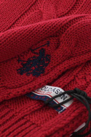 Us Polo Assn Sciarpa Uomo a trecce