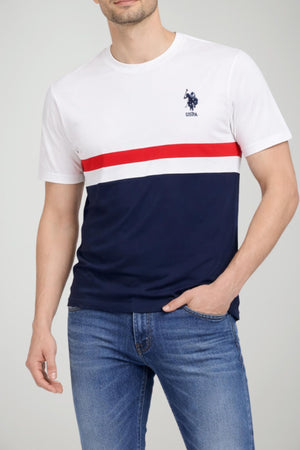Us Polo Assn T-shirt Uomo in colorblock
