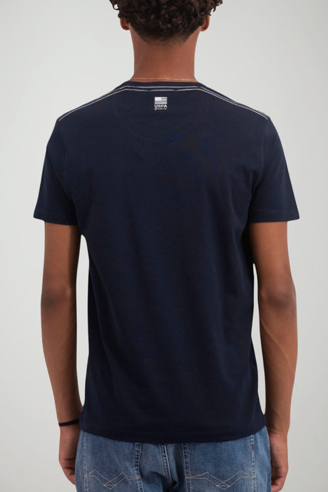 Us Polo Assn T-shirt Uomo con maxi stampa