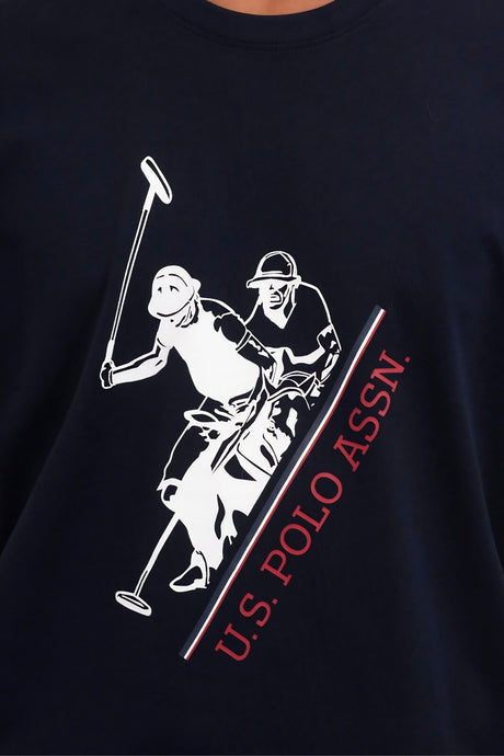 Us Polo Assn T-shirt Uomo con maxi stampa