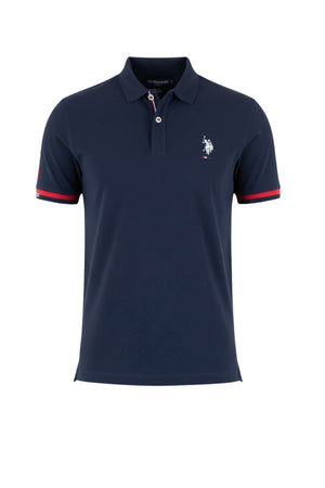 Polo da uomo Us Polo Assn in piquet a maniche corte
